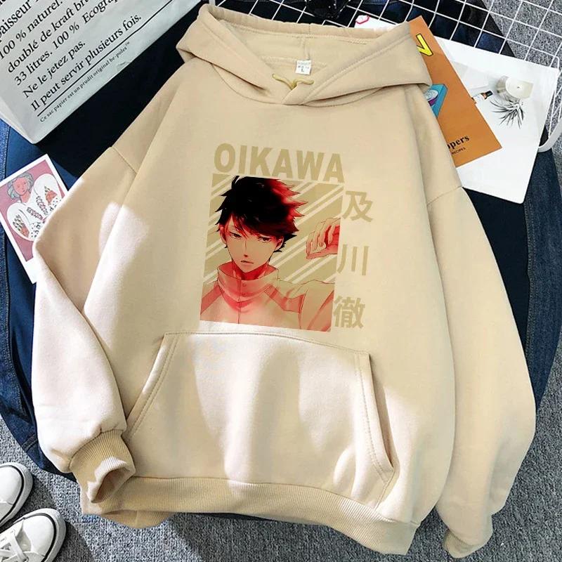 90-е Японское Аниме Haikyuu Толстовки Женские Смешные Карасуно Лети Высоко Графический Стритвир Зимние Теплые Модные Мужские Толстовки Унисекс