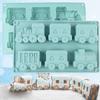 Versatile Silicone Train-Shaped Mold For Cupcakes, Muffins & More - Perfect For Birthday Parties, Christmas & Holiday Baking