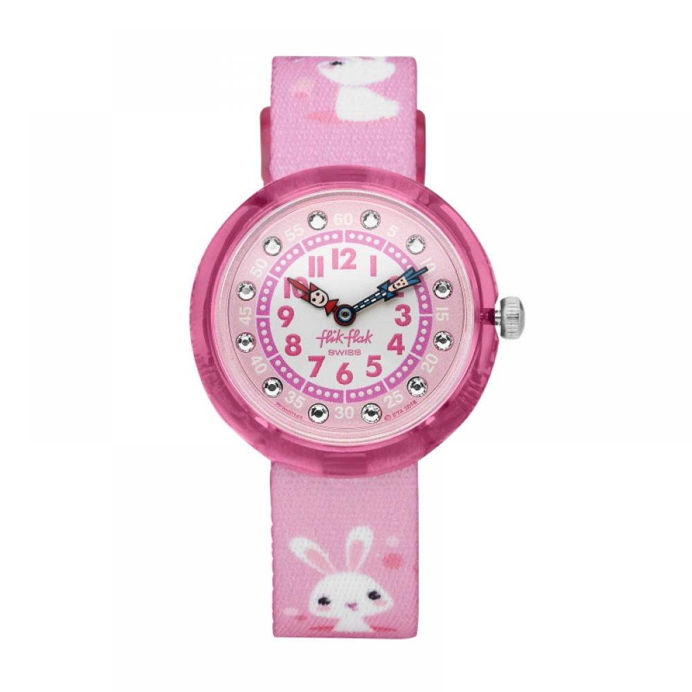 Flick Flock Fbnp143 Мистический Лес Такой Милый Детские Часы Nato