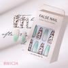 Fake Nail Long Coffin Supplies for Profess Tip Art Acrylic with Desig False Full Cover Glue Press On Nails Nails Set Press On Nails Accessories