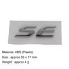 3D Premium ABS SE Letter Sticker Tail Bumper Badge Auto Rear Trunk Emblem Accessories Exterior Decoration