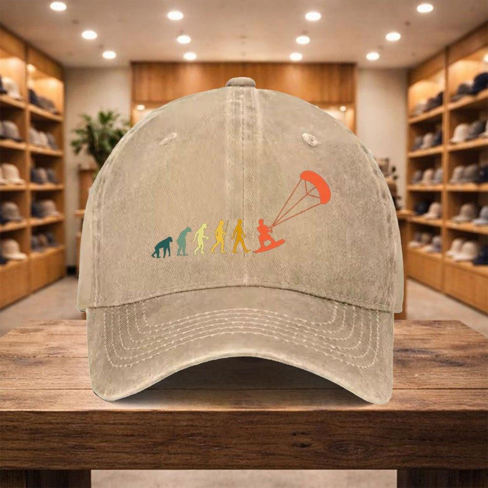 Кепка для бейсбола Повседневная кепка-snapback Новый стиль кайтсерфинга Универсальная регулируемая спортивная кепка Подходит для отпуска Путешествия Ст