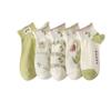 5 Pairs/Pack Polyester and Spandex Women Sock Breathable Lace Socks Cute Sock