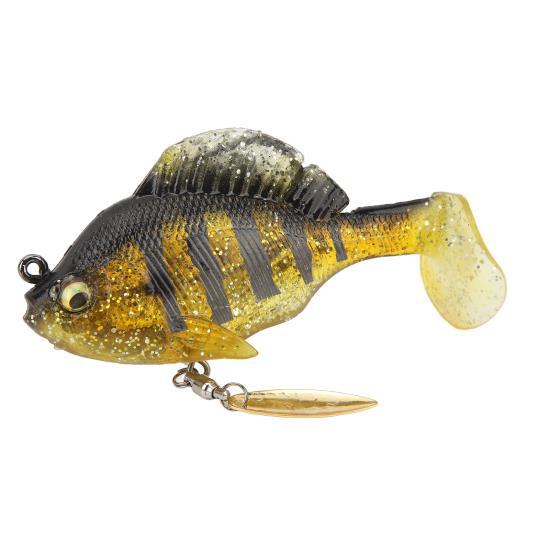 5 шт. Мягкие рыболовные приманки для окуня 18 г 8 см, приманки с хвостом-лопастью и вращающейся искусственной приманкой, реалистичные рыболовные приманки 