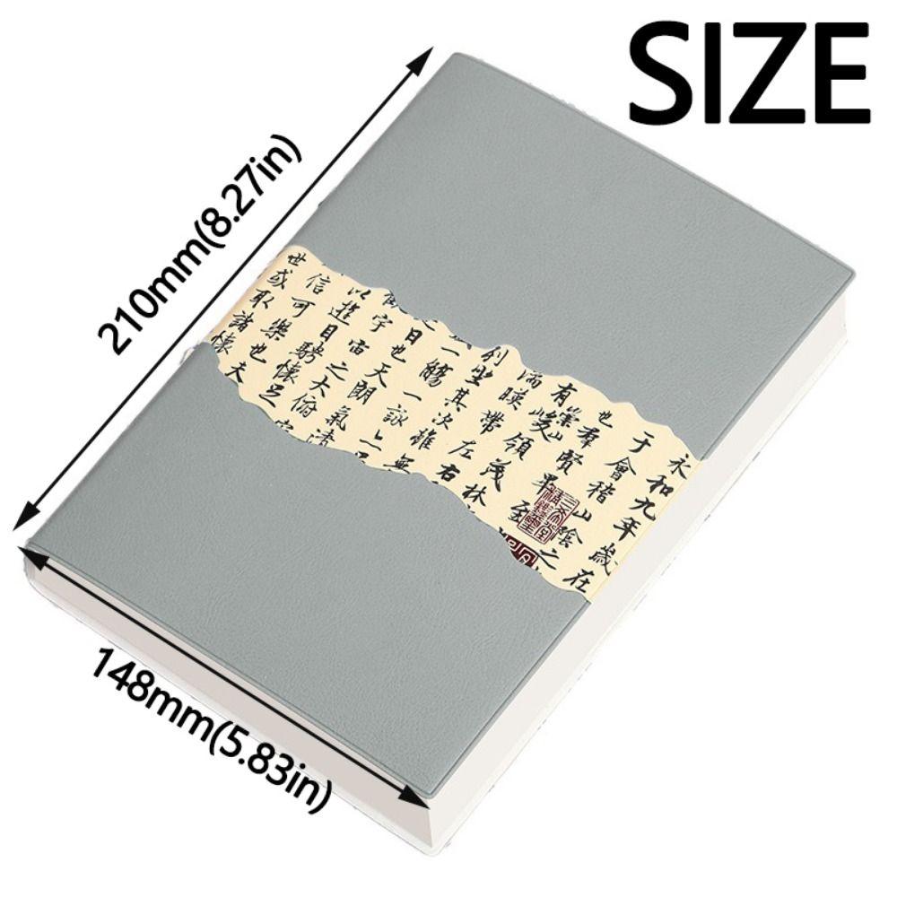 Chinese Style Traditional Notebook Calligraphy Splicing Office Work Planner Journal