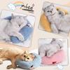 1Pcs Trendy Personalized Cat Dog Sleeping Pet U-Shaped Pillow Neck Protector Kitten Headrest