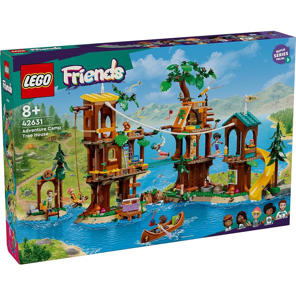 Конструктор LEGO Friends Домик на дереве в лагере приключений 42631 для детей 8-10 лет