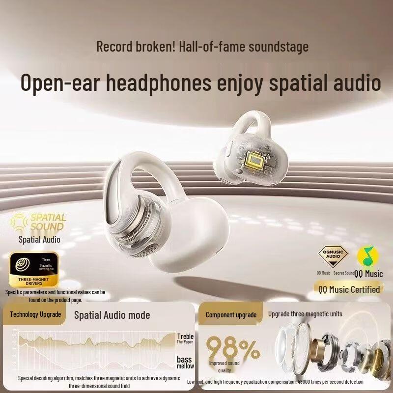 Baseus Ai MC1 Open-Ear Clip-On Wireless Earbuds