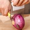 Onion Needle Stainless Steel Tomato Cutter Knife Holder Vegetable and Fruit Slicer Kitchen Accessories Tools