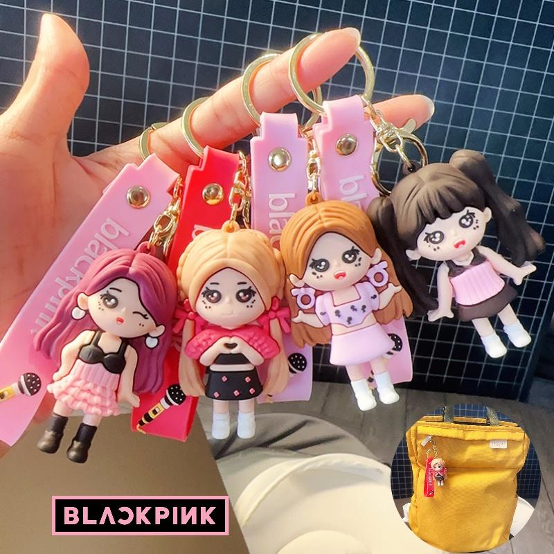 Новый силиконовый брелок Blackpink Милый брелок для сумки пары Автомобильный аксессуар
