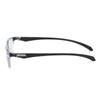 Half Frame Eyeglasses Anti Blue Light Metal Black Reading Glasses for Men Fashionable Business Computer Classic Reading Glasses