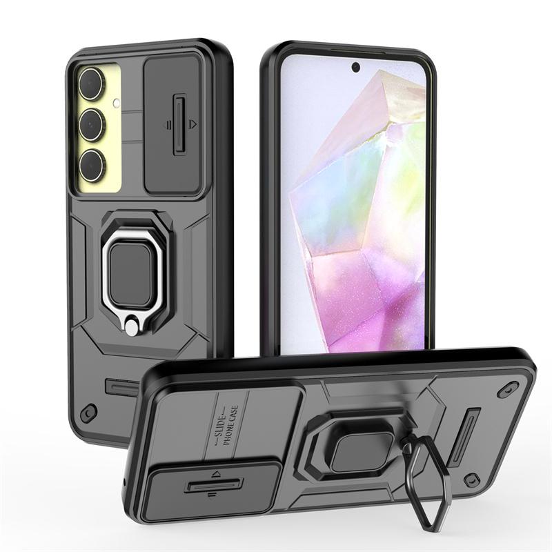 Для Samsung Galaxy A35 5G чехол магнит кольцо подставка бронированный чехол для телефона Samsung A35 A 35 5G GalaxyA35 SM-A356B/DS 6.6" задняя крышка
