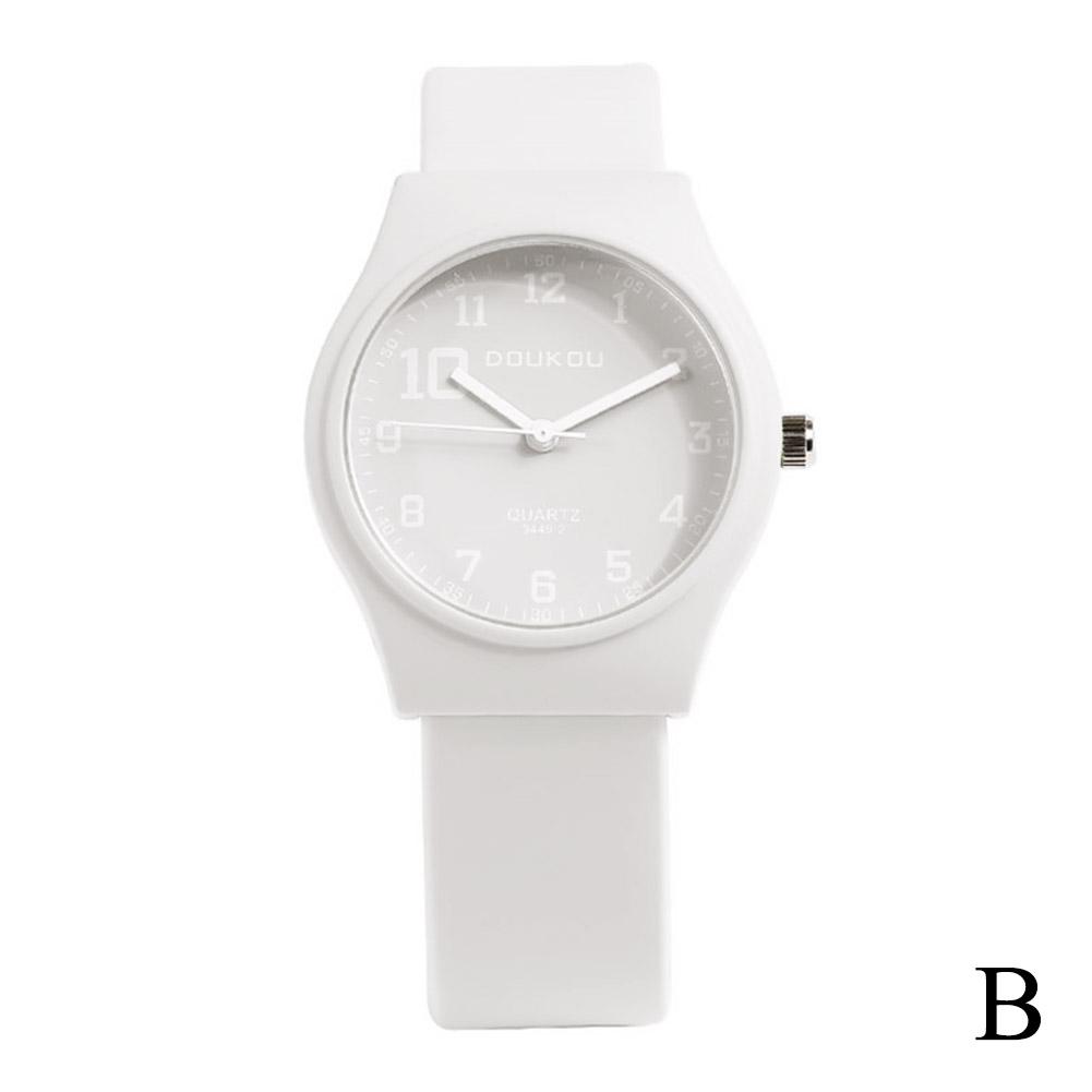 1 шт., кварцевые часы цвета конфет 36 мм, для мальчиков и девочек, для школьников, кварцевые часы Ins, красивые, женские, модные часы