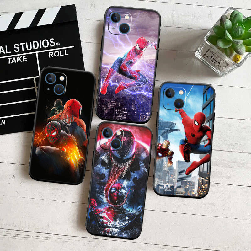 Чехол для телефона ED50 Spider-Man для Samsung Note 20 10 Plus Ultra Lite A51 A52 A53 A71 A72 A73 A82 M20 M30 M21 M31 M51 A11 A30S A20S A50S A70