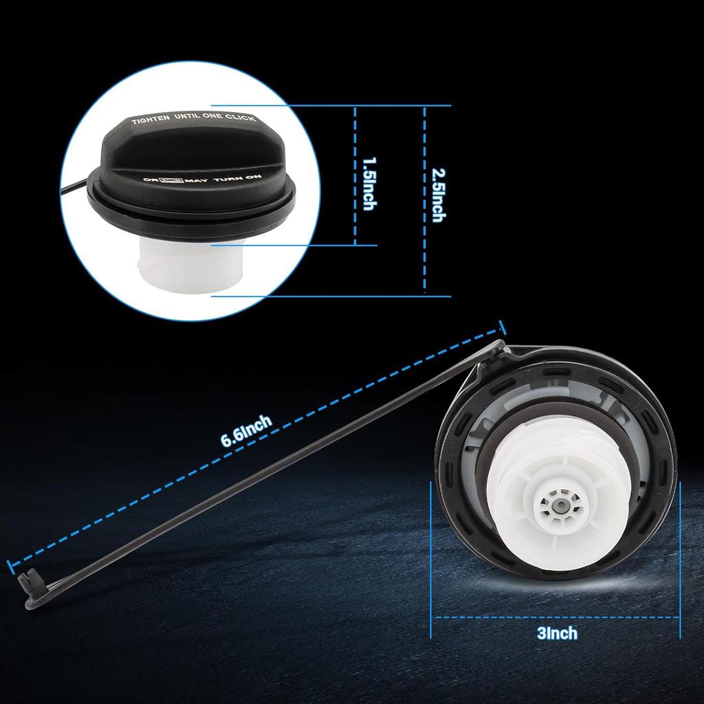 31010-3L600 Крышка бензобака для Hyundai Kia - 2004- Elantra, 2006- Accent Sonata, 2007- Santa Fe, 2009-2016 Genesis, 05-19 Tucson Optima, 06-19 Sportage,