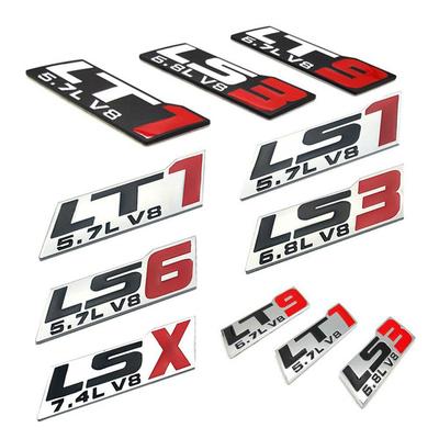 Cayears LS1 LS6 LT1 LT9 5.7L V8 LS3 6.8L LSX 7.4L V8 наклейка эмблема значок автомобильный автомобильный Стайлинг ель для авто крыло кузова задняя крышка багажника