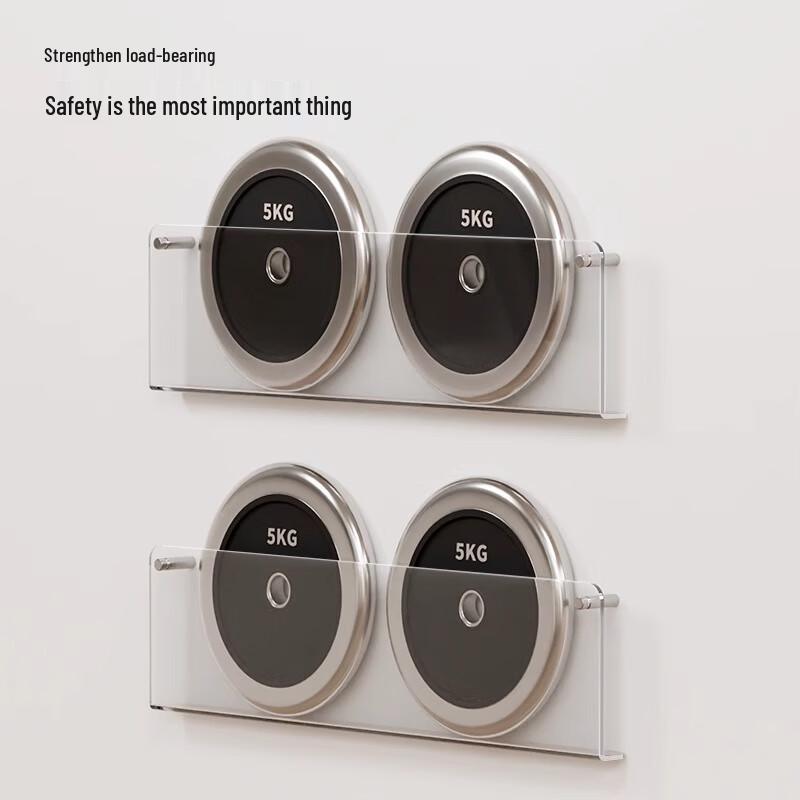 XYBP Acrylic Wall-Mounted Magazine and Book Rack