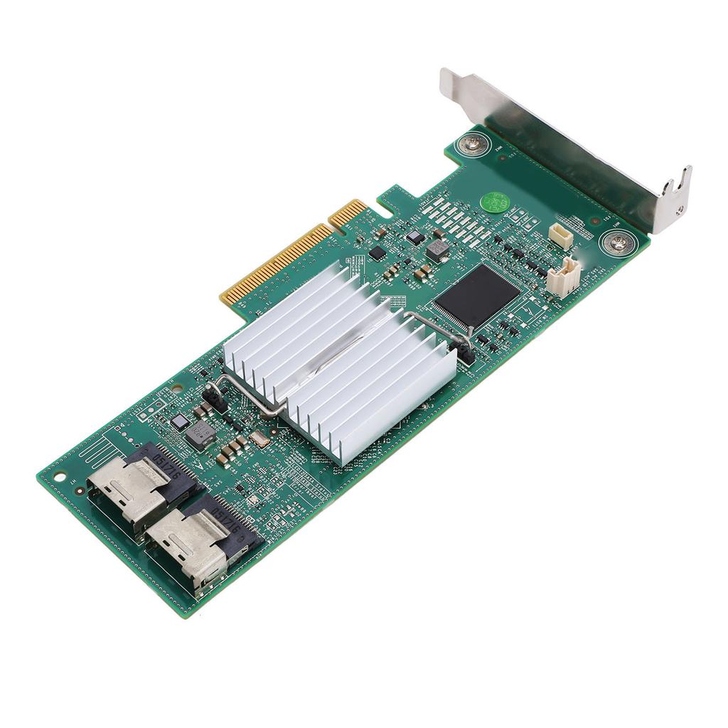 H310 IT Mode Array Card PCI‑Ex8 4GbS Dual SFF8087 8 SAS Compatible RAID 0 1 5 10 Storage
