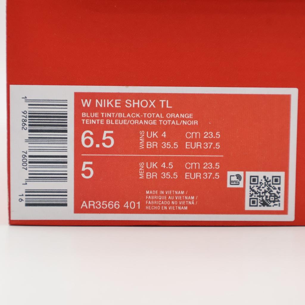AR3566-401 Nike Shox TL Синий оттенок Общий оранжевый (Женский)
