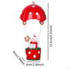 Christmas Hanging Figure Parachute Ornament Tree Decoration Craft Artwork Resin Statue for
