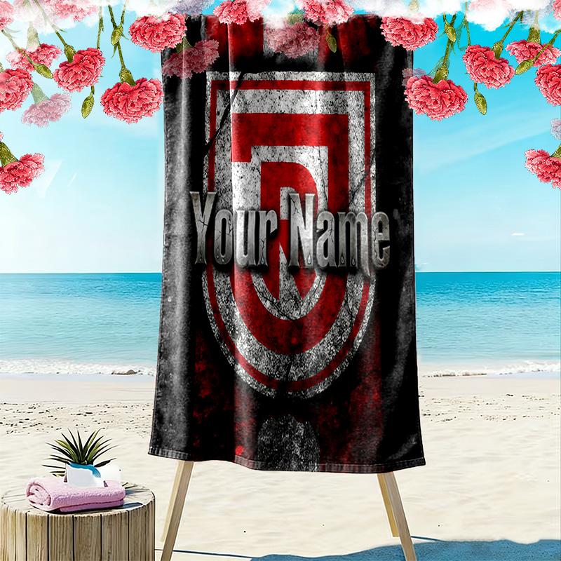 Ssv Jahn Regensburg Custom Name Print Beach Towel Large Soft Quick Dry Towel For Beach Camping Swimming