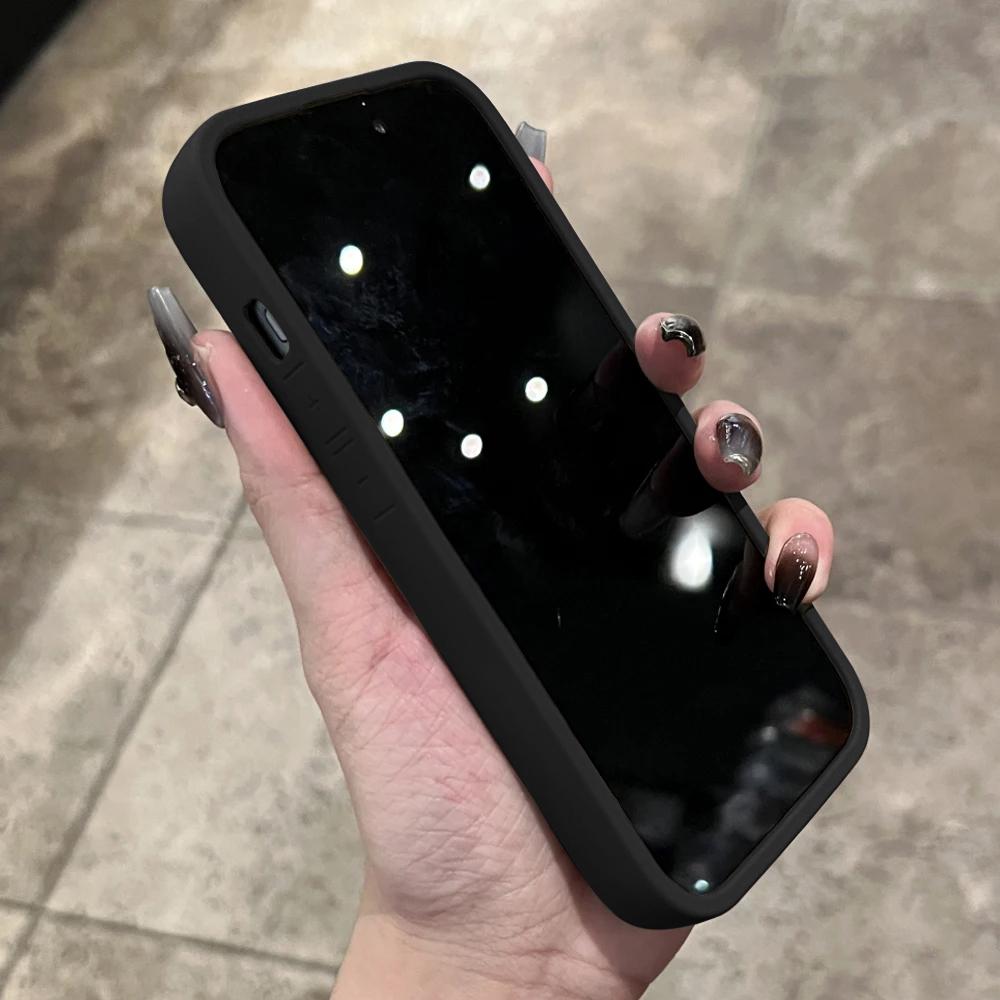 Милые чехлы для телефона с сердечками для iPhone 15 11 14 13 12 Pro Max Plus Силиконовый противоударный Кавайный чехол на заднюю панель для девочек Аксессуары для телефона