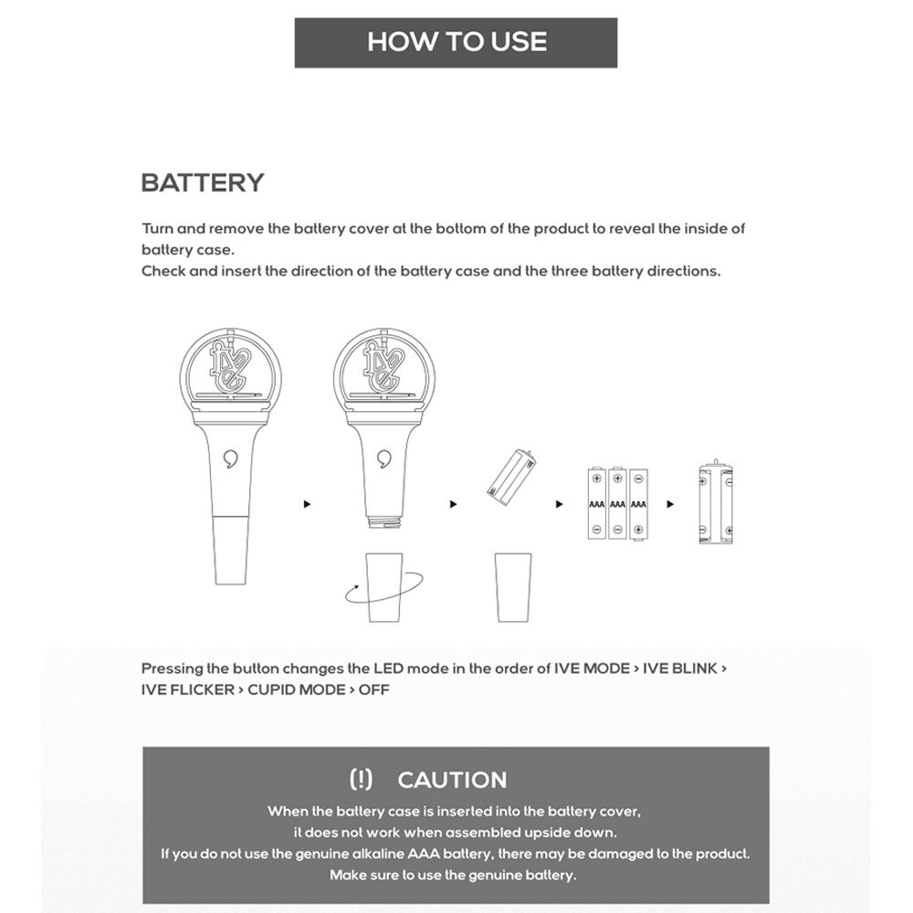 IVE Официальный лайтстик версии 1
