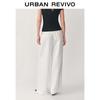 UR 2025 Summer Women's Draped Wide-Leg Pants