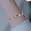 Elegant Pearl Cat Claw Bracelet: French-Inspired, Exquisite Design for Women