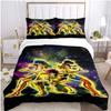 Admire Saint Seiya Pattern Cartoon Duvet Cover Set HD Одеяло Cover для детей Постельные комплекты Постельное белье Декор для спальни