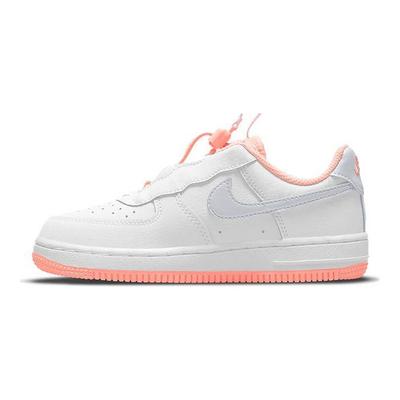 Кроссовки Force 1 Toggle PS White Crimson Bliss Kids светло-фиолетовый металлик-платина CU5287-103