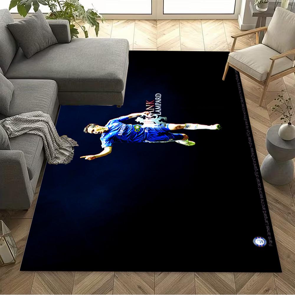 Football Player Celebration Moment Floor Mat Suitable for Balcony Playrooms Bedrooms Entryway Antislip Carpet Anime Office Decor