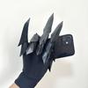 Ручная работа Склеивание Гибкая Носимая Наручная Броня Унисекс Хэллоуин Косплей Техно-стиль Панк Перчатки Подвижная Механическая Пластиковая Когтя