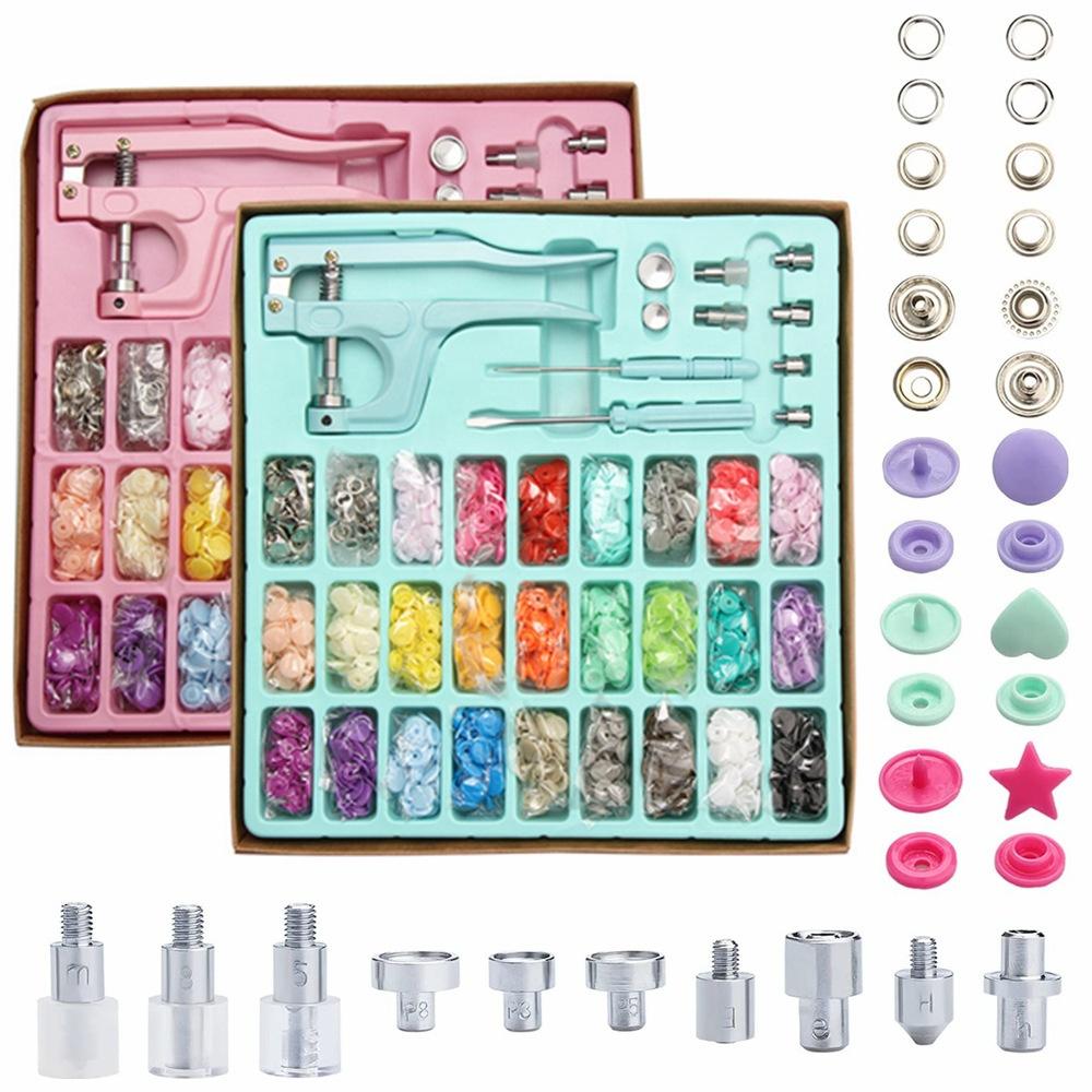 Eyelets Handheld Pliers T5/T8 Resin Metal Snap Press Buttons Installation Tool Set Factory Supply