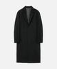 Draw Fit Premier Pure Cashmere Hidden Single Coat [Black]