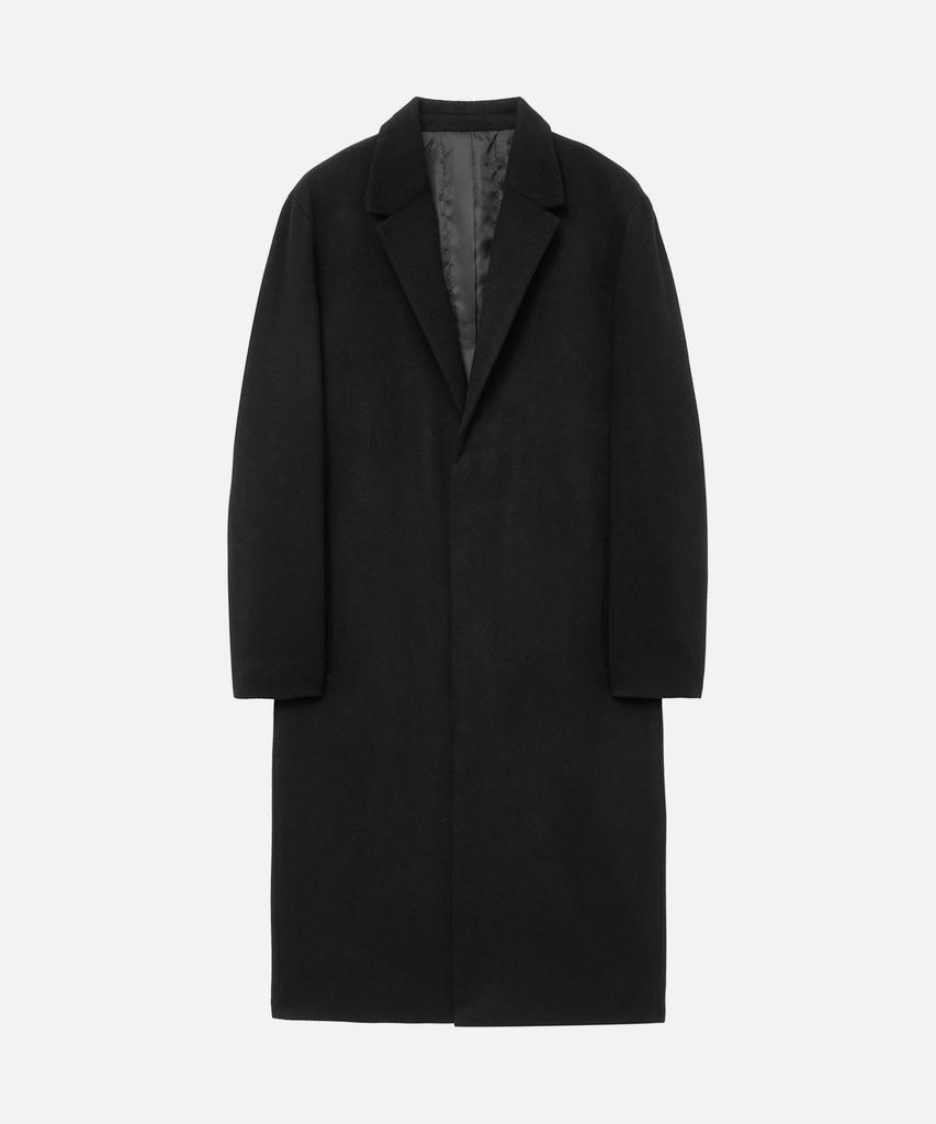 Draw Fit Premier Pure Cashmere Hidden Single Coat [Black]