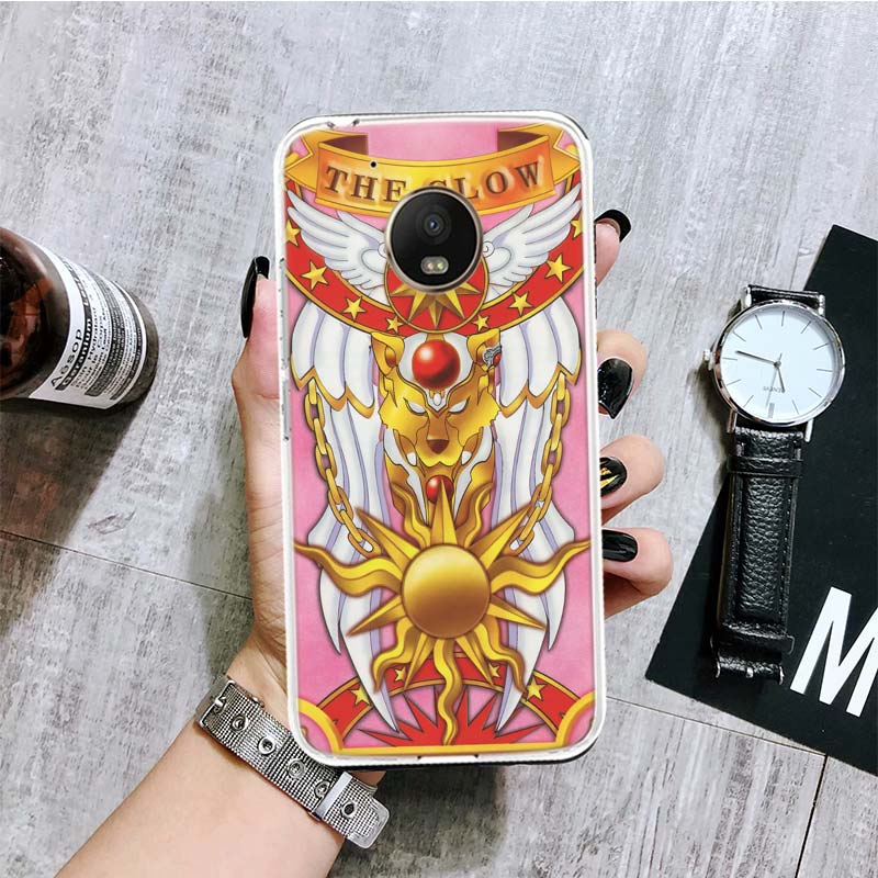 Чехол для телефона Card Captor Sakura Anime для Motorola Moto G9 G8 G7 G6 G5 E6 E5 E4 Plus Play Power One Action Macro Coque Cover Capa
