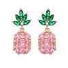 Women Lovely Cartoon Pineapple Shape Earring/Necklace Elegant Fashion Jewelry