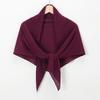 New Hot-selling Chiffon Crumpled Square Scarf, Solid Color Fashionable Pleated Shawl Bag Head Multi-purpose Yarn Scarf
