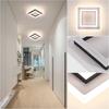 Square Acrylic  Ceiling Light Modern LED Ceiling Lamp,White 3-color light Ceiling Lights for Bedroom Office Kitchen Living Room