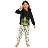 Children's  Boys And Girls Thin Two-piece  Long-sleeved Pants Two-piece