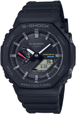 [Casio] Часы унисекс для взрослых G-Shock с Bluetooth, прочные солнечные часы GA-B2100-1A, черные, с мобильным подключением, Ana-Digi, защитная структура углеродного сердечника [Товар]