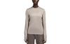 Women's T-Shirts Women's Olive Gray Crew Neck Moderate Straight Fit