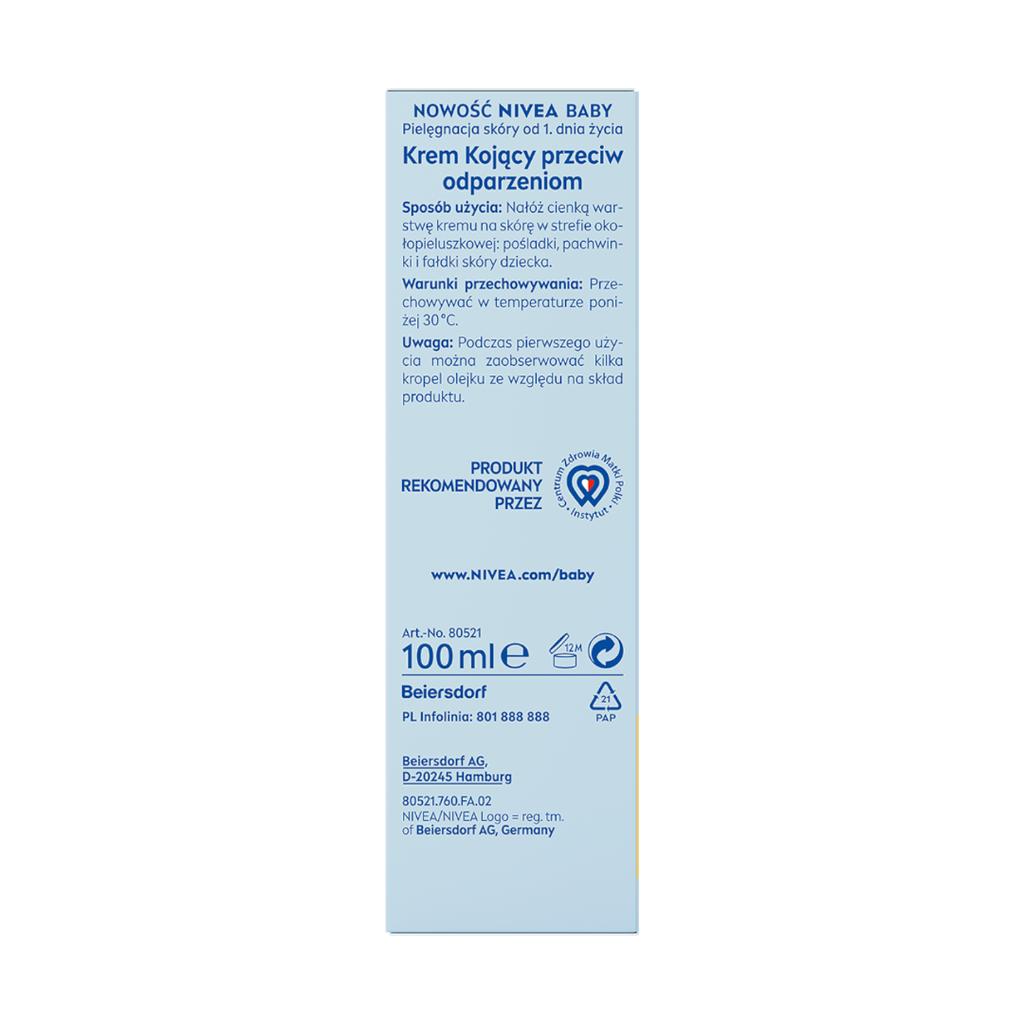 090375 Nivea Baby Soothing Cream Against Nappy Rash 100