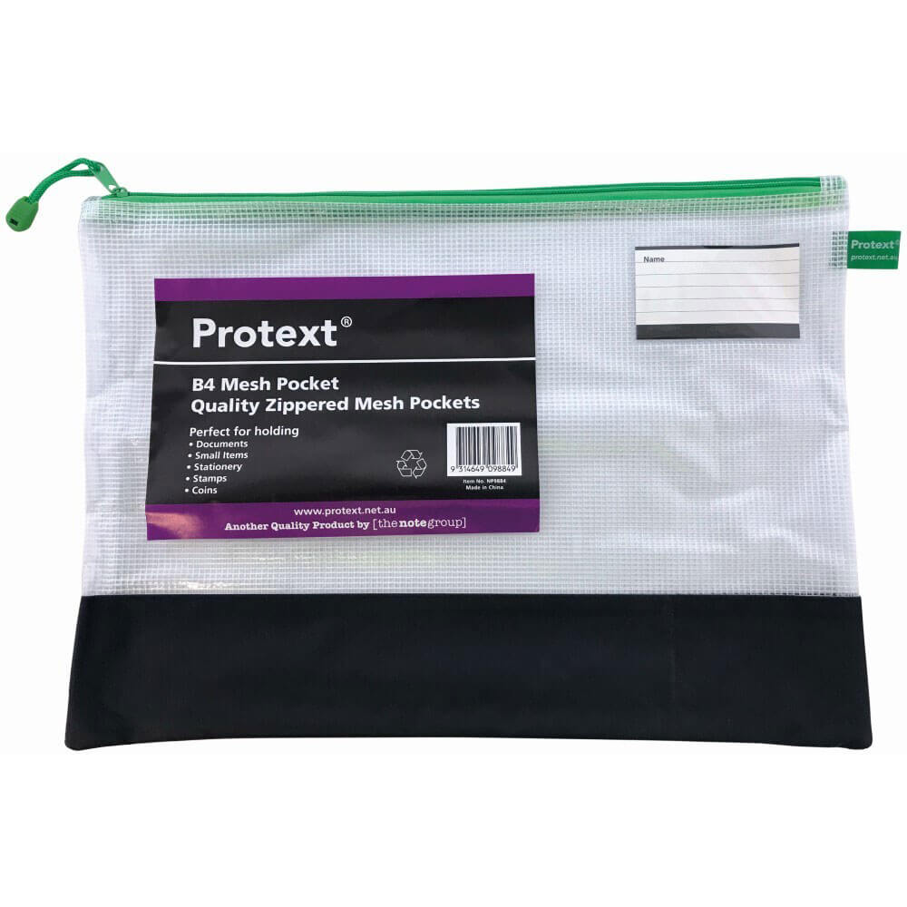 Сетчатый чехол на молнии Protext с держателем для заметок