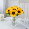 Artificial Sunflowers Silk Gerbera Vases Home Decor Garden Festival Bridal Accessories Clearance Wedding Diy Scrapbooks Outdoor