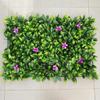 Square Shape Artificial Grass Wall Panel 40*60cm Size Privacy Fence Panel  Indoor Decor