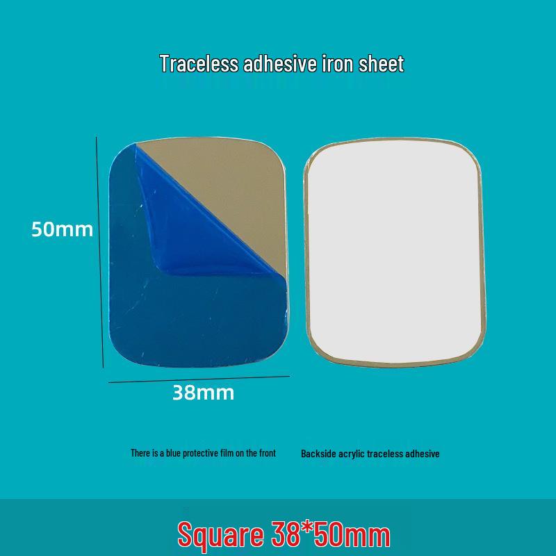 Traceless Adhesive Magnetic Iron Sheet with Acrylic Coating - Available In Stainless Iron