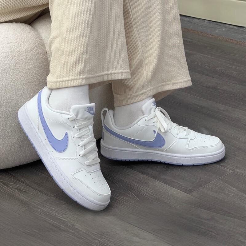 (GS) Nike Court Borough Low Recraft 'Summit White Cobalt Bliss' Kids' DV5456-103