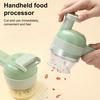 Electric Garlic Press Handheld Garlic Masher Rechargeable Food Chopper Meat